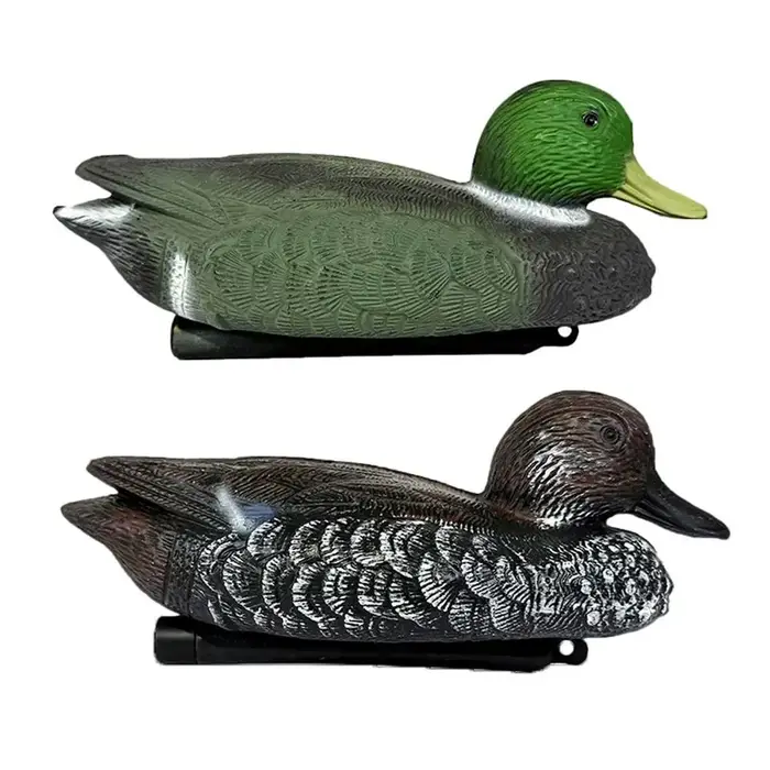 Leurre de chasse flottant 3D en forme de canard factice pour la pêche et la décoration de jardin – Simulation
