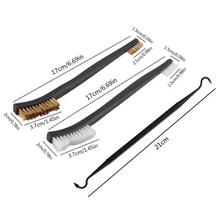 Corde de nettoyage de baril, 2 pièces, 22 Cal.223 Cal.38 Cal & 5.56mm 7.62mm 9mm, corde de calibre, 