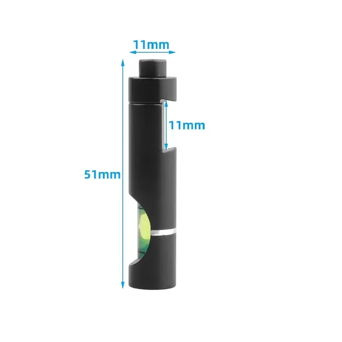 Niveau à bulle Hunting Spirit pour montures de lunette optique sur rail Picatinny 11mm/20mm, kit d'o