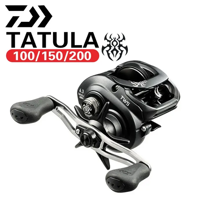DAIWA-Moulinet de pêche TATULA Baitcasting, Moulinet d'eau salée, 7BB + 1Practice MAX Curriculum G, 