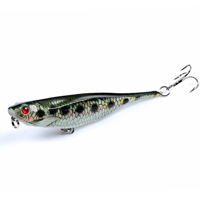 Crankbaits leurres de pêche mer Top marcheurs chien Surface flottant Wobblers pour la traîne brochet