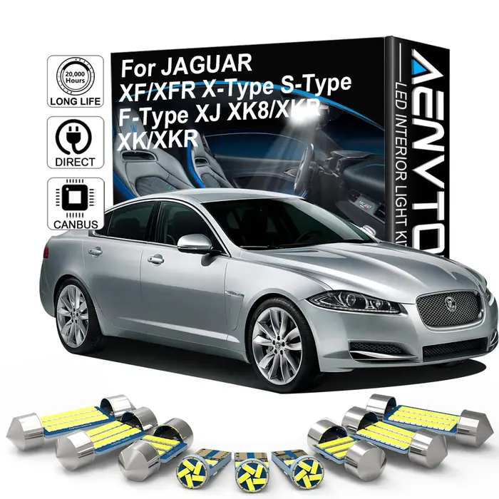 Aenv tol Canbus pour JAGUAR XF/XFR x-type s-type f-type XJ XK8/XKR XK/XKR Kit d'accessoires d'éclair