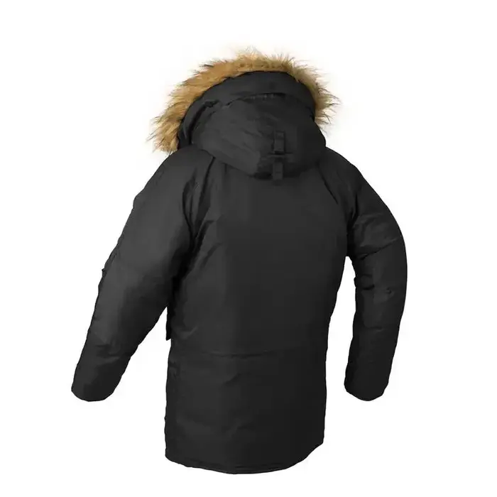 Grande taille militaire grande taille capuche de fourrure longue imperméable coupe-vent nouveau Park