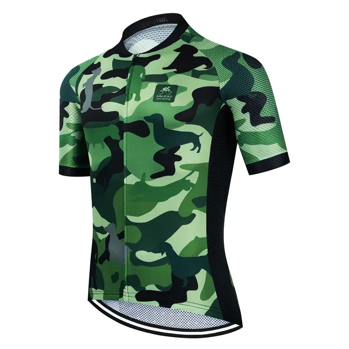 CamSolomon-Ensemble de maillot de cyclisme Team TriDuvet, vêtements de vélo pour hommes, chemise res