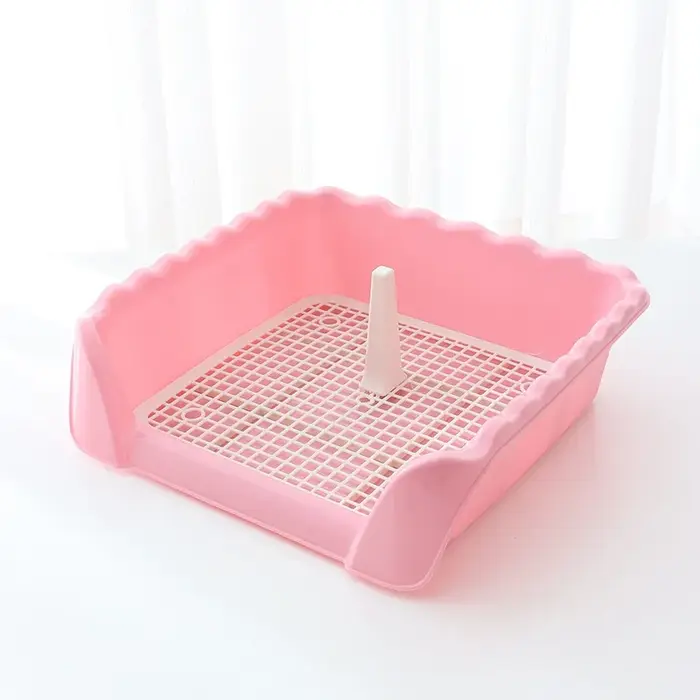 Bac de propreté amovible pour chiot, pour l'entraînement à la propreté à domicile, avec support pour tapis absorbant, pour chien et animal de compagnie