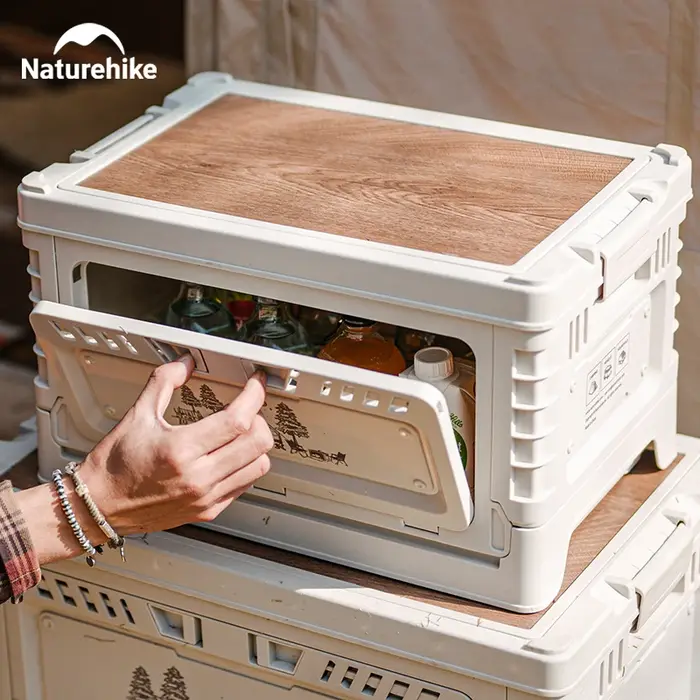 Naturehike – boîte de Camping pliante de grande capacité 60L, boîte de rangement 25L 30L 50L, Table 