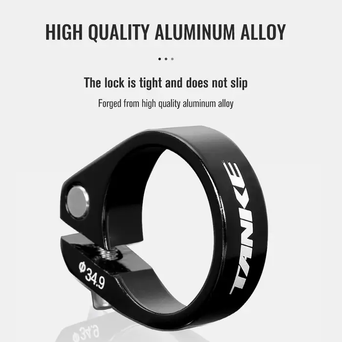 TANKE pince de tige de selle vtt vélo de route 31.8 34.9mm montagne en alliage d'aluminium ultralége