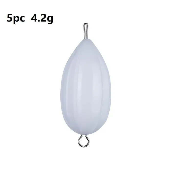 5 pièces/lot 4.2g 5.5g coulage lent ou flottant eau lancer aide aide pêche flotteur bombarde Bobber 