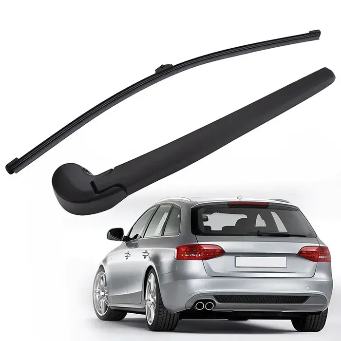 Bras d'essuie-glace arrière et lame de remplacement noires, adaptés à Audi A4 B8 2008 – 2013, access