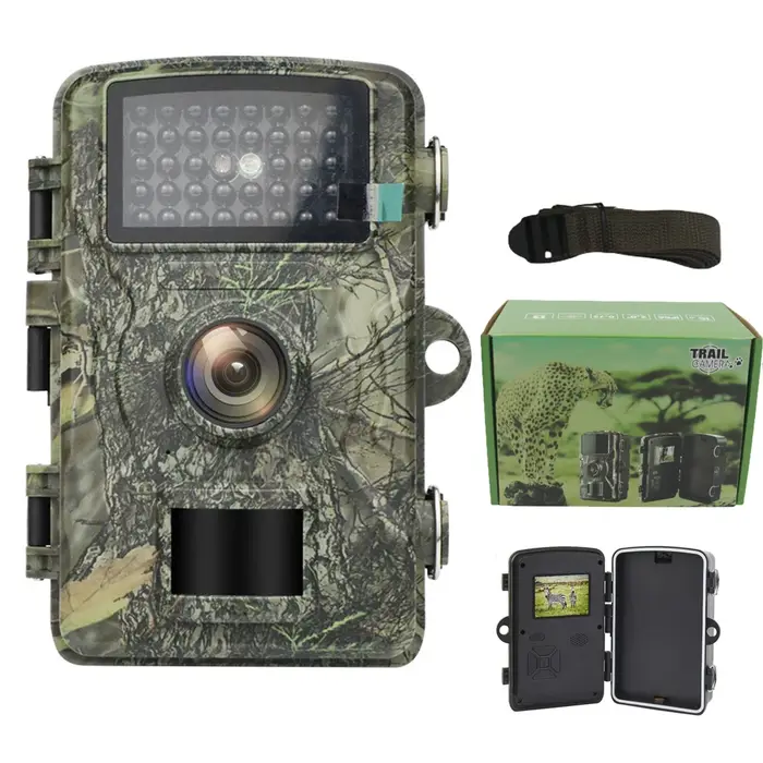Caméra de chasse H1 pour observation nocturne infrarouge résistante aux intempéries et surveillance de la faune en plein air