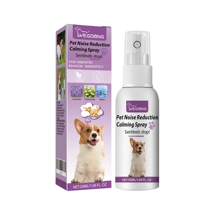 Spray anti-bruit pour animaux de compagnie pour prévenir le stress
