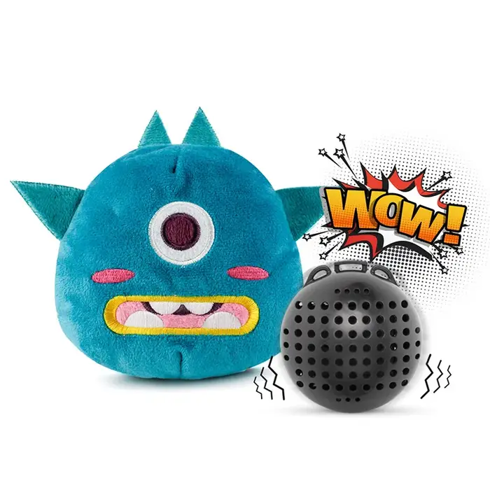ATUBAN Giggle peluche chien jouet interactif chien jouets animal de compagnie grinçant avec balle d'