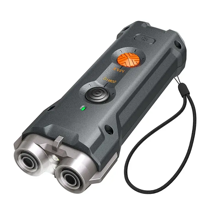 ROJECO 2 en 1 dispositif d'entraînement et Anti-aboiement répulsif ultrasonique pour chiens avec lam