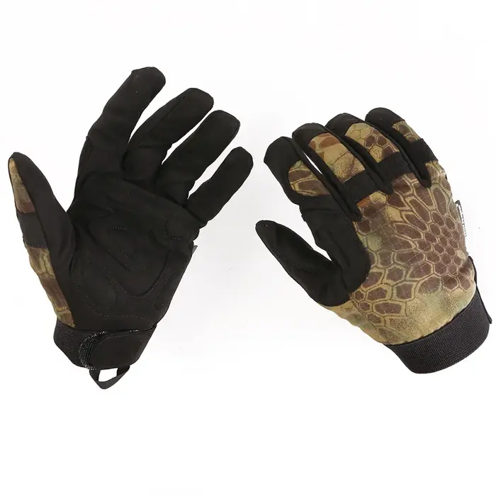 Gants camouflage tactiques légers Emersongear - Protection complète pour chasse, randonnée et airsoft
