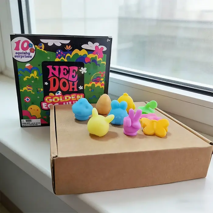 2026 Needohes Golden Egg Hunt Game Blind Box Easter Fidget With With Squishy Surprise Stress Relief Squeeze