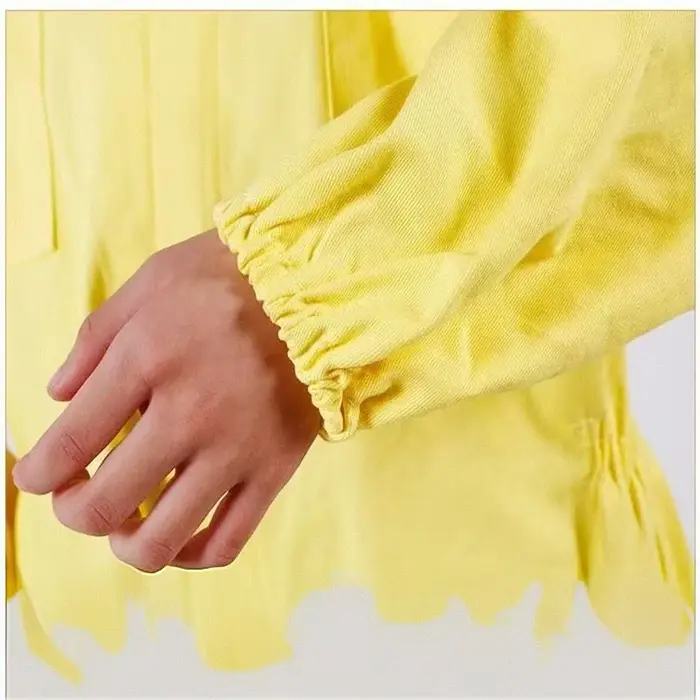 Costume anti-abeille pour enfants en coton bio, avec masque en maille, pour apiculture et activités extérieures