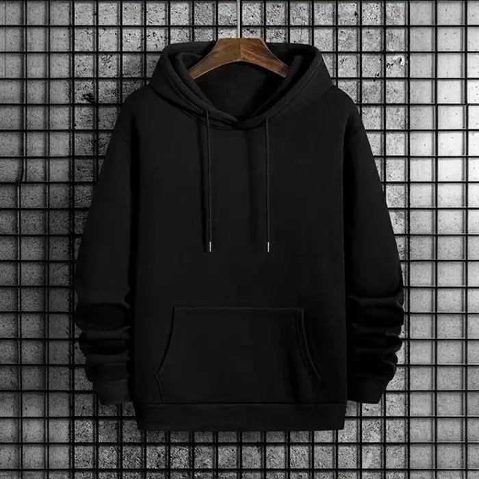 2025 automne/hiver nouveauté hommes à capuche de haute qualité couleur unie sweat à capuche mâle mai