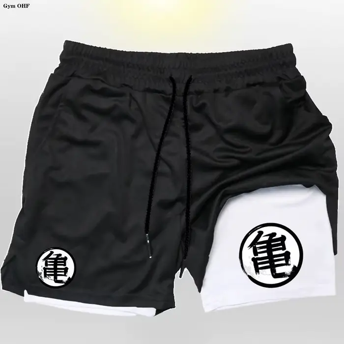 Z Goku Anime pantalons de survêtement Shorts hommes Gym Shorts de course hommes séchage rapide Sport