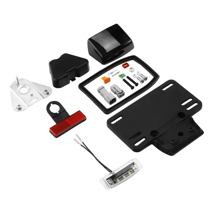 Kit d'éclairage de plaque de planificateur de garde-boue LED, Harley Touring Electra, Fetal de Stand