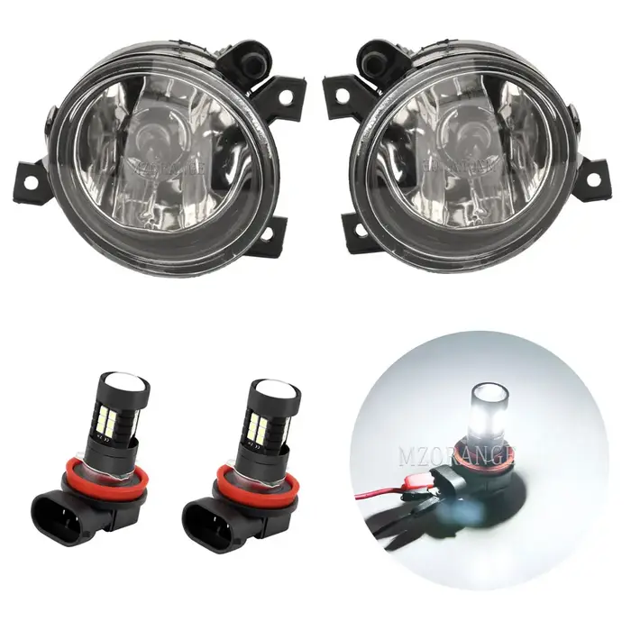 Feux antibrouillard LED antibrouillard pour VW Golf 5 GTI MK5 2004-2009 pare-chocs avant antibrouill