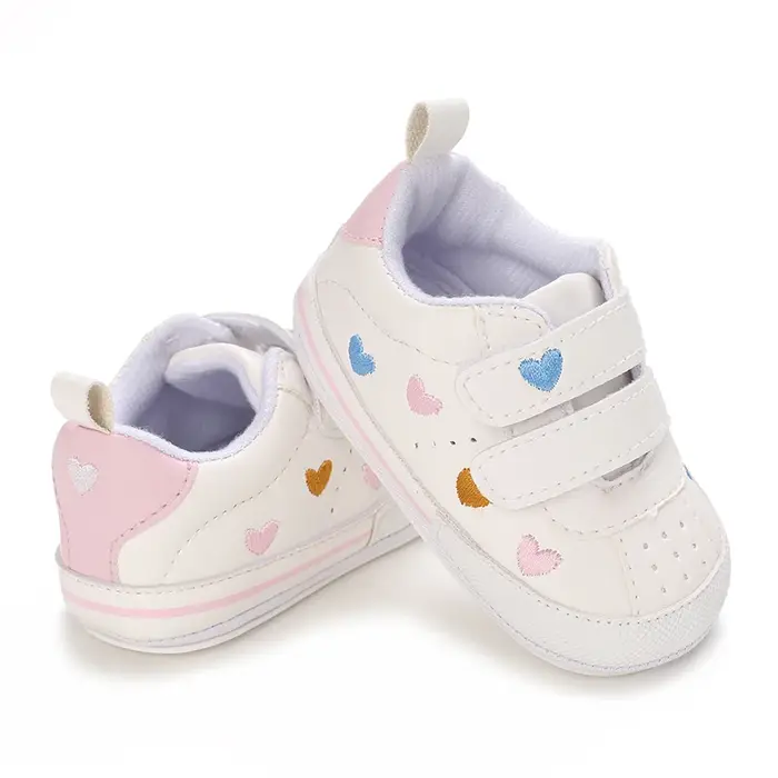 Chaussures décontractées pour bébé fille, jolies baskets à semelle souple, pour les premiers pas de 