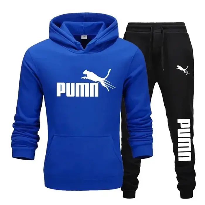 Nouvel ensemble de vêtements de sport décontractés pour hommes, sweat-shirt à capuche + pantalon, 2 
