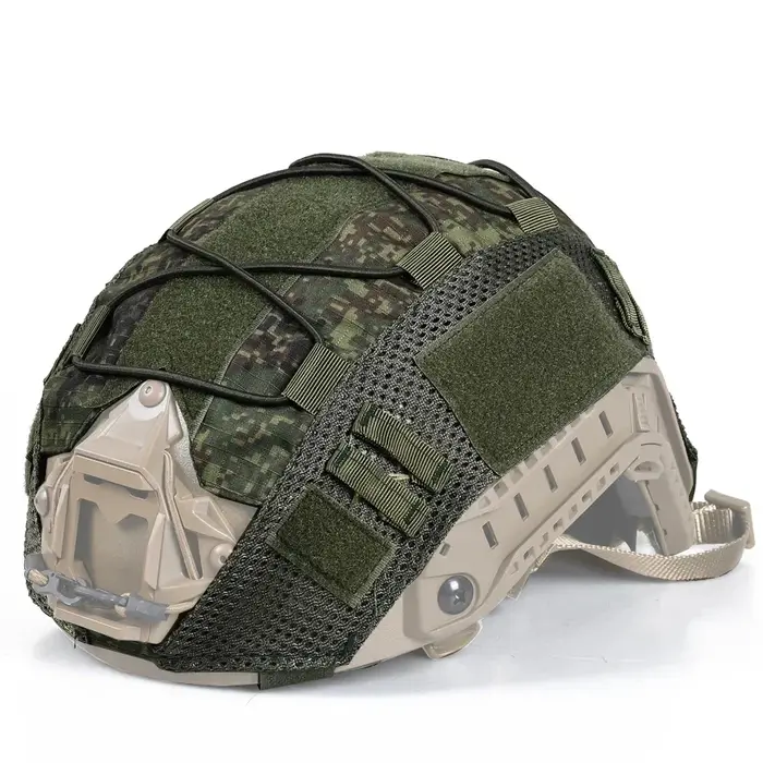 Tactical Helmet Cover For MH PJ BJ Fast Militar Helmet Cover Adjustable Elastic 