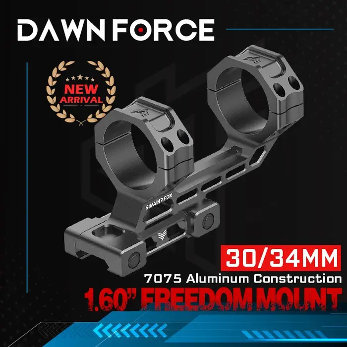 Nouveau Support de portée SWAMPFOX FREEDOM 30/34MM 1.60 pouces de hauteur pour la chasse
