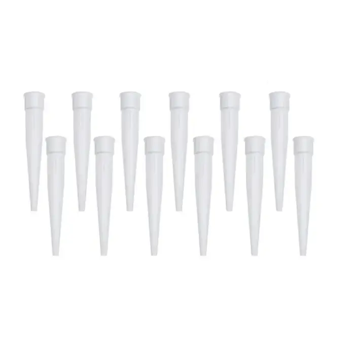 Buses de pistolet à calfeutrage en Silicone, 50 pièces, buses de colle pour verre, scellant, embouts