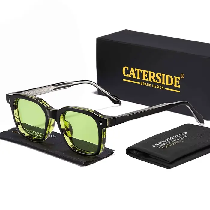 CATERSIDE mode Simple hommes lunettes de soleil de haute qualité marque Design lunettes de soleil fe