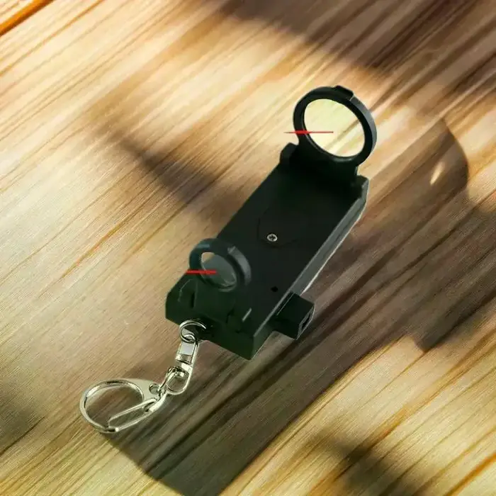 Sifflet de survie 5 en 1 sifflet boussole lumiere loupe telescope outil de secours pour randonneurs campers explorateurs activités extérieures sécurité en plein air