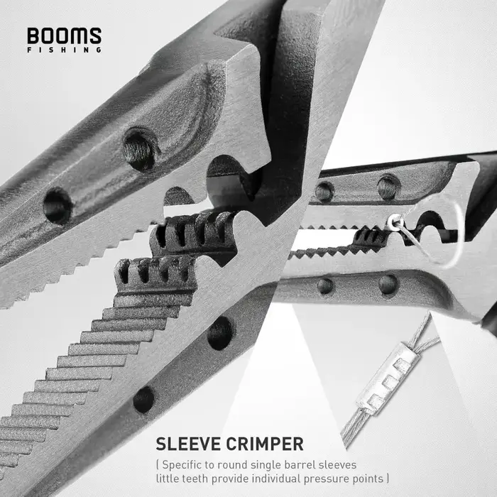 Booms Fishing – pince de pêche en acier inoxydable F07, coupe-ligne tressée, dissolvant de crochet, 