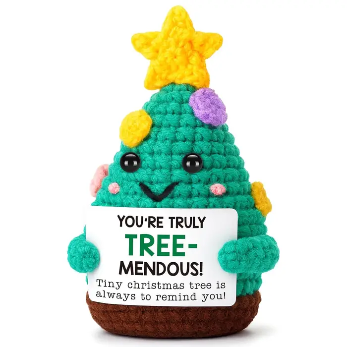 Poupées de soutien pour amis émotionnels, chien au Crochet drôle, décoration de la maison, mignon tr