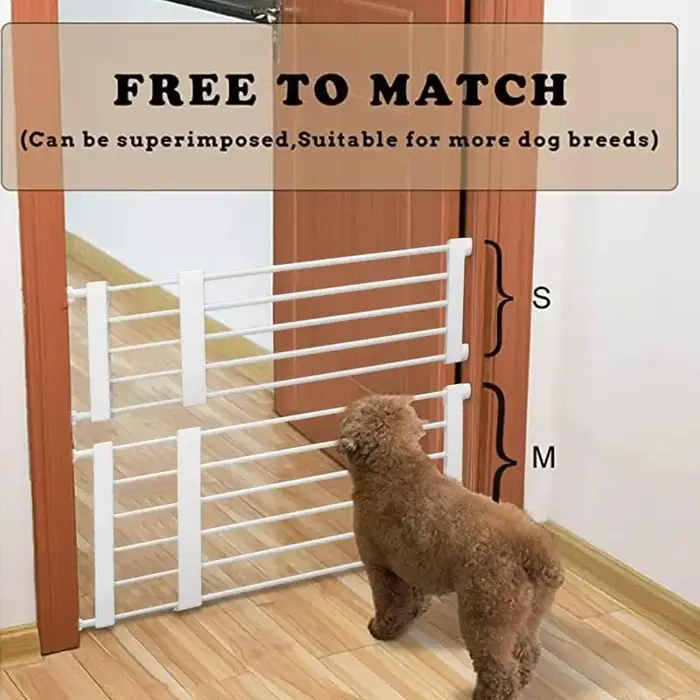 PupMED-Clôture courte rétractable extra large pour animaux de compagnie