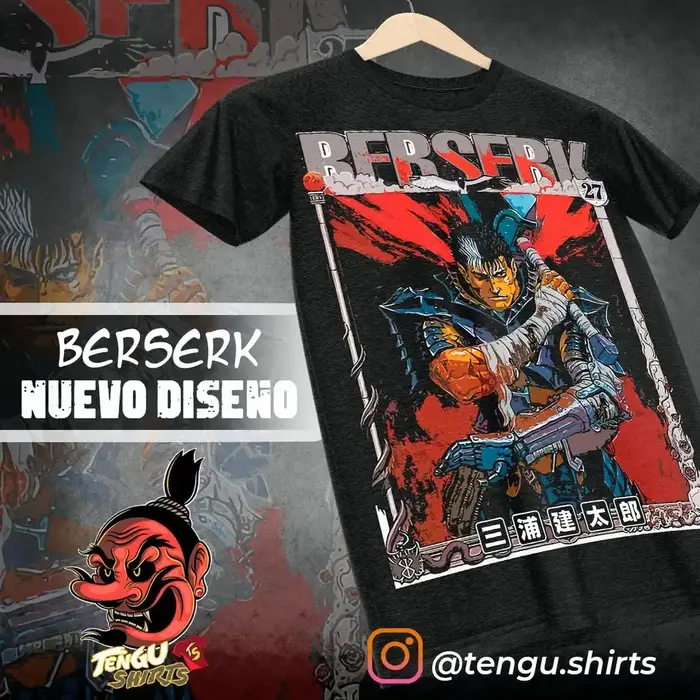 Berserk Anime T-shirt hommes femmes surdimensionné Y2k coton ample à manches courtes rue Harajuku ha