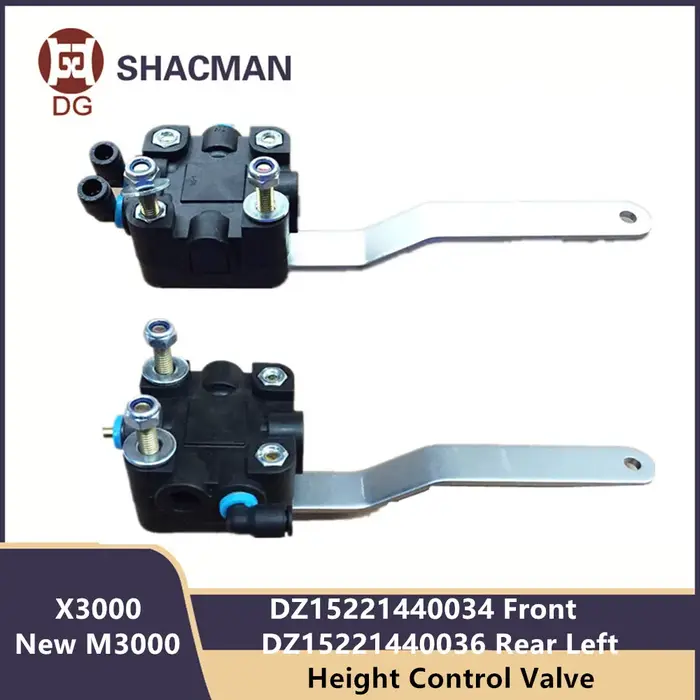 Vanne de contrôle de hauteur DZ 15221440034   Avant DZ 15221440036   Arrière gauche pour SHACMAN X30