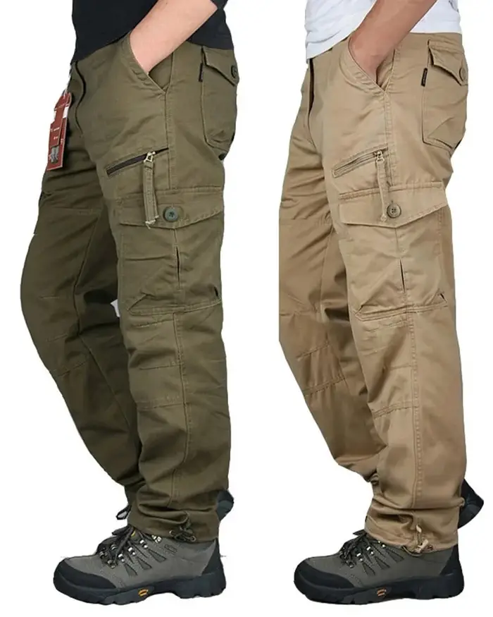 Pantalon cargo camouflage tactique coton pour chasse et outdoor - Coupe confortable homme