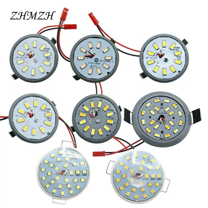 Spot lumineux LED intégré à branchement Direct, projecteur rond encastré au plafond, parapluie, ampo
