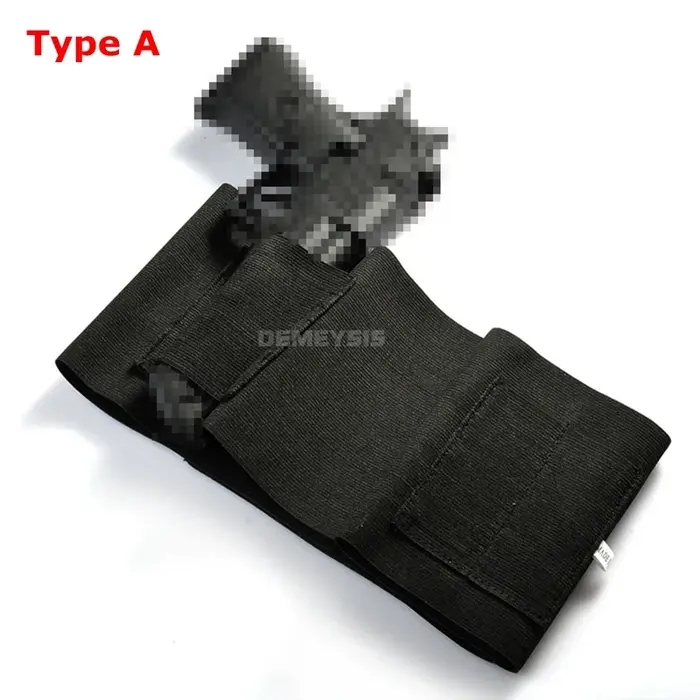Étui de ceinture tactique pour pistolet, bande ventrale, ceinture large élastique, chasse en plein a