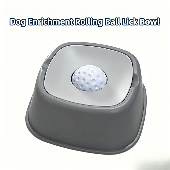 Gamelle à bille roulante anti-gonflement et antidérapante pour chiens et chats de petite et moyenne 
