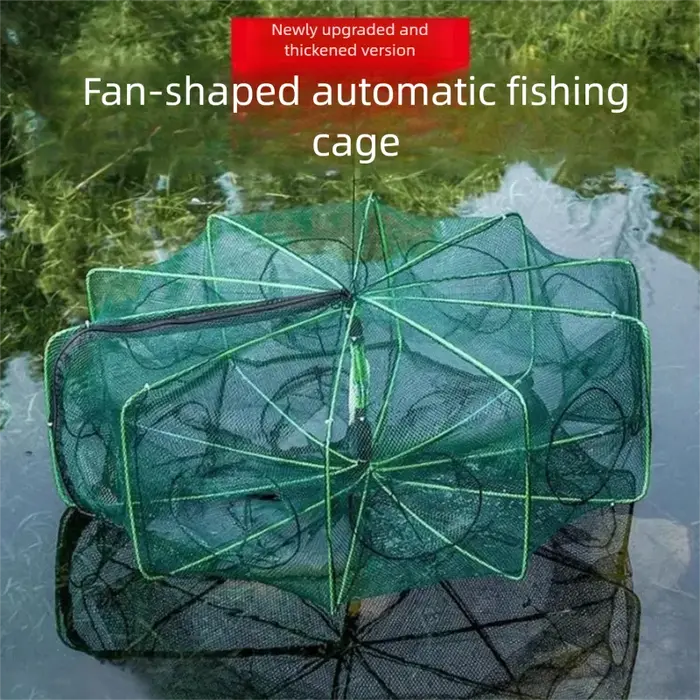 Les pièges à poissons pliables, les pièges à crevettes, les pièges à crabes, les pièges à anguilles, les pièges à crevettes de rivière et les pièges à homards peuvent attraper des poissons de différen