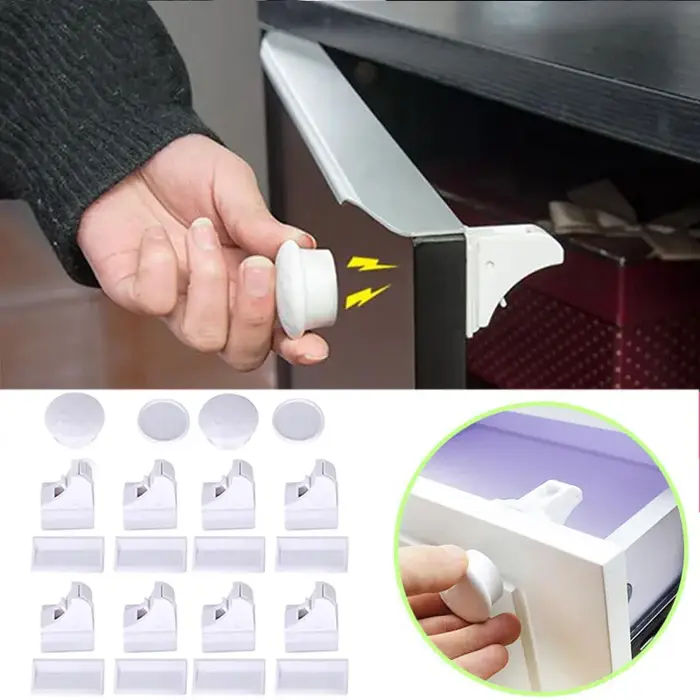 Serrure magnétique pour enfants, Protection pour enfants, serrure de sécurité pour bébé, loquet de t