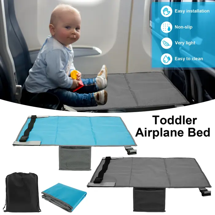 Lit d'avion de voyage pour enfants, pédales portables pour enfants, repose-pieds, hamac, repose-pied