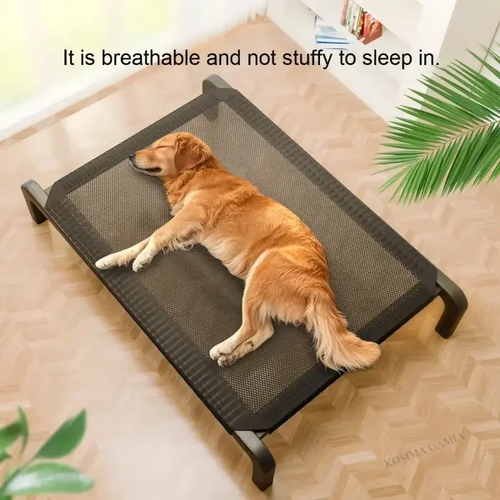 Lit pour chien d'été respirant pour le camping