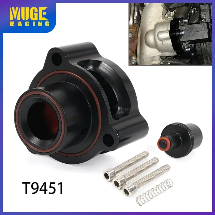 MUGE-Soupape de soufflage en aluminium, révélateur VTA, adaptateur de soupape de soufflage, Audi B8 