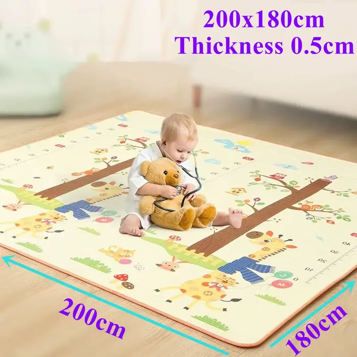 200x180cm épaisseur: 0.5cm 8 Styles au choix tapis de jeu pour bébé tapis pour enfants tapis de jeu 