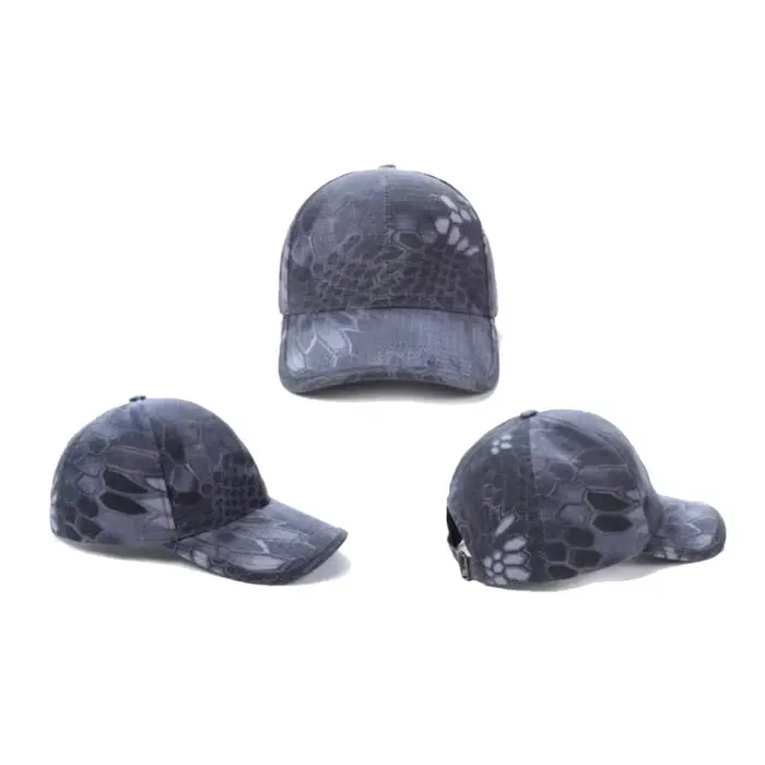 Casquette camouflage personnalisable logo - Snapback ajustable chasse randonnée tactique unisexe