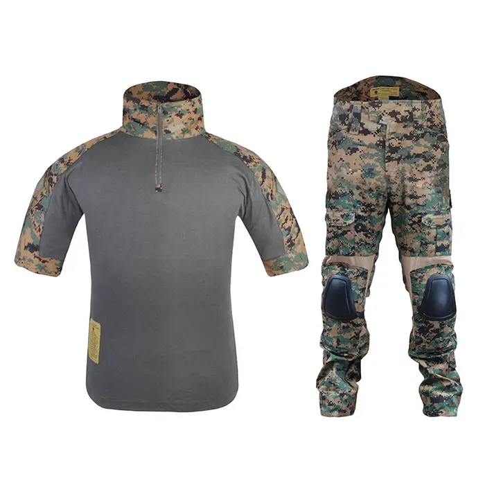Ensemble de combat Emersongear version été, uniforme MAPART, vêtements, chemises, pantalons, entraîn