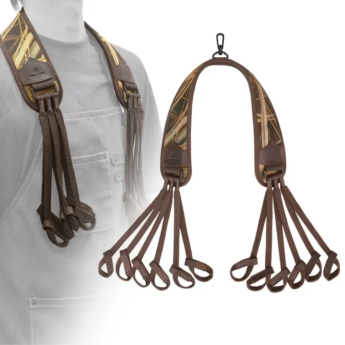 Porte-canards camouflage WAYNE'S DOG - Transport 12 canards avec sangles réglables pour chasse