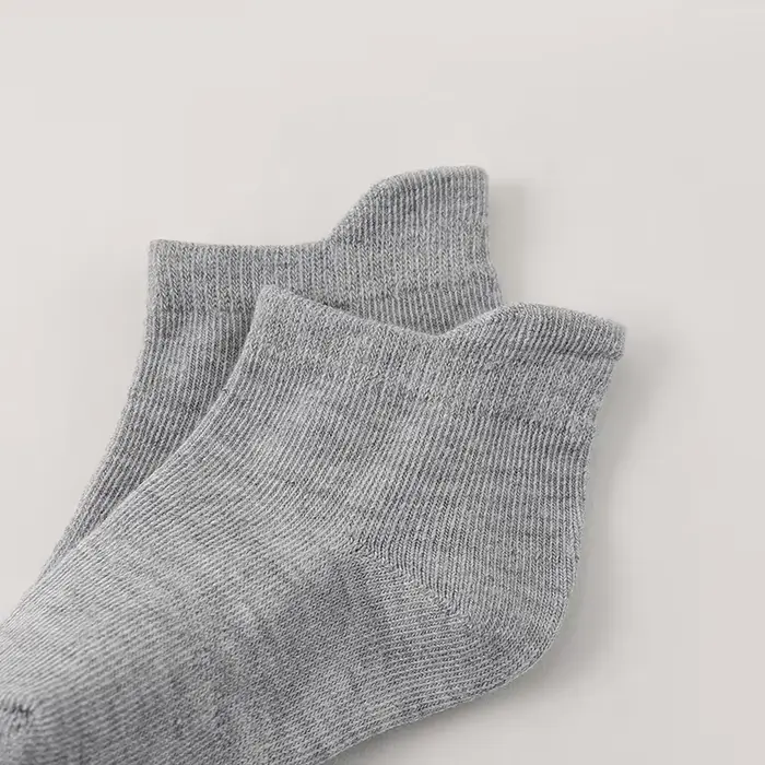 6 paires de chaussettes pour enfants, chaussettes blanches pour bébés garçons et filles
